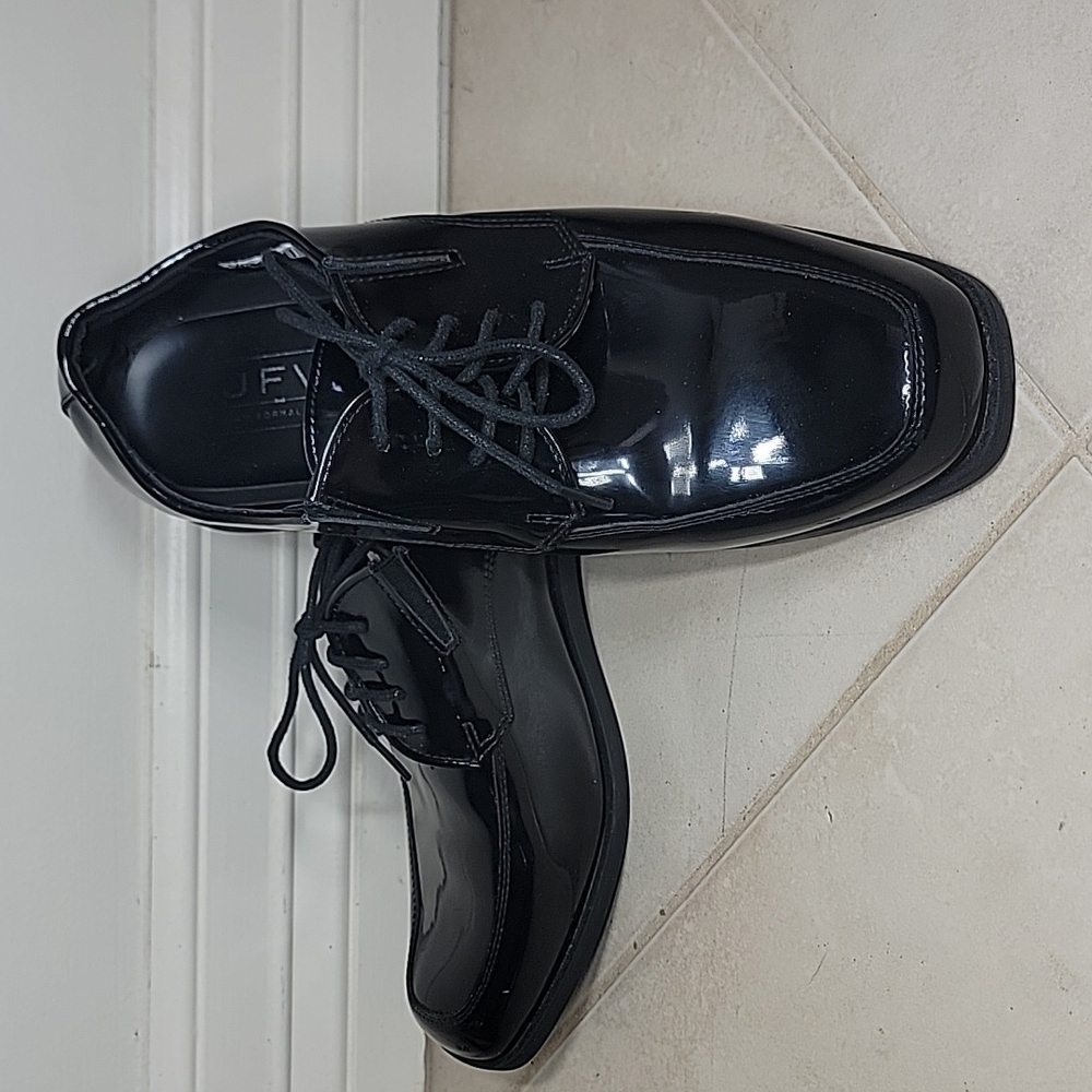 Black Patent Tuxedo Shoes Dunbar Oxford Men's Dress Shoes